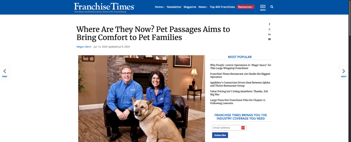 Where Are They Now? Pet Passages Aims to Bring Comfort to Pet Families